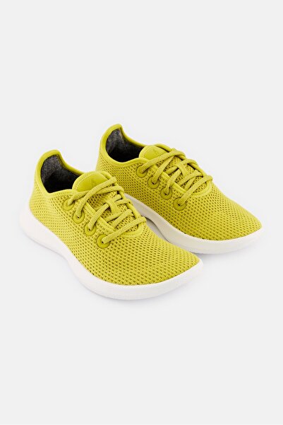 Allbirds Women Lace Up Running Shoes, Apple Green
