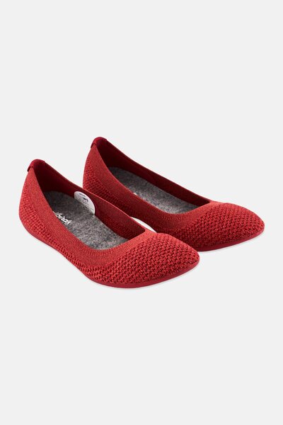 Allbirds Women Tree Breezers Slip On Flats, Red