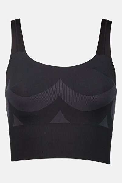 adidas Women Allover Print Padded Sports Bra, Black