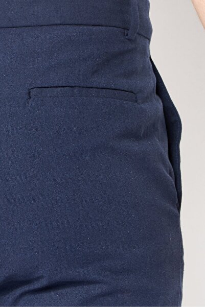 Karl Lagerfeld Men Regular Fit Plain Chino Pants, Navy
