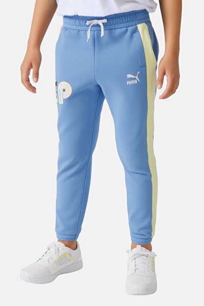 Puma X Playmobil Kids Boy Embroidered Logo Outdoor Sweatpants, Multicolor