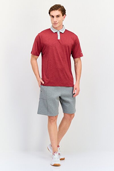 Columbia Men Sportswear Fit Short Sleeve Golf Polo Shirt, Red