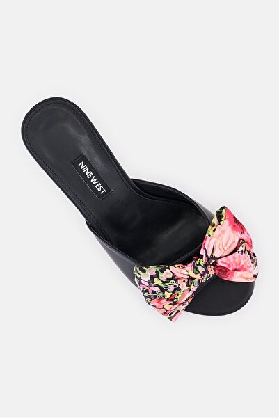 Nine West Women Deva 3Fx Slip On Floral Print Sandals, Multicolor