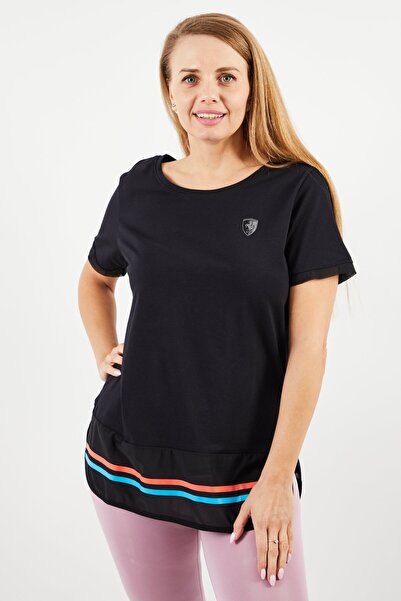 Scuderia Ferrari Women Sportswear Fit Short Sleeve Outdoor T-Shirts, Black