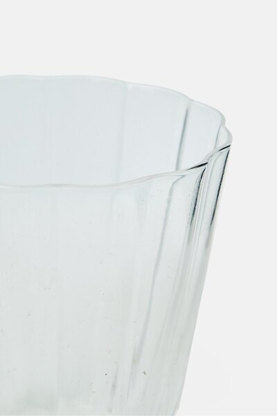 Muy Mucho Wave Glass 470ml, Transparent