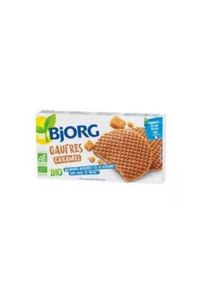 Bjorg Gaufre Bio cu caramel, 175 g,