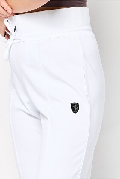 Scuderia Ferrari Women Sportswear Fit Outdoor Jogger Pants, White