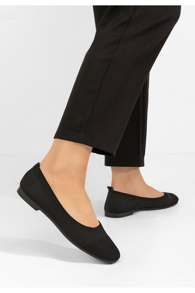 B T Shoes Černé dámské baleríny Leslee V2