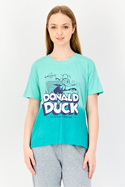 Zivame Women Graphic Print Short Sleeves Pajama Top, Multicolor