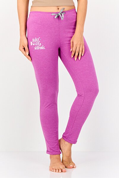 Zivame بنطلون بيجاما مطبوع عليه رسومات روزالين للنساء، أرجواني