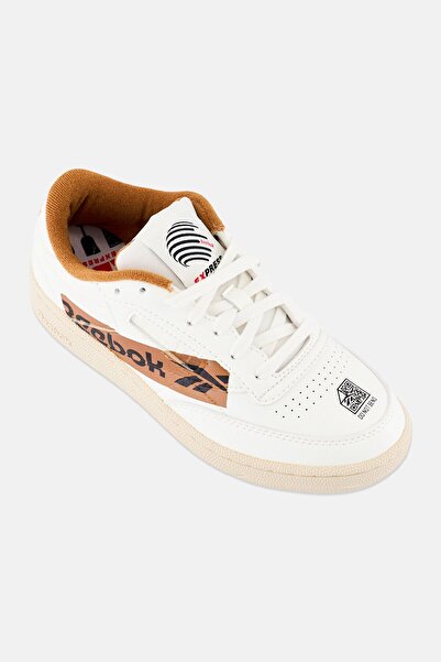 Reebok Kids Girl Club C 85 SYN Lace UP Tennis Shoes, White