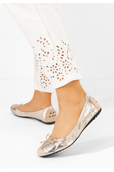 B T Shoes Balerini dama Amania V2 aurii