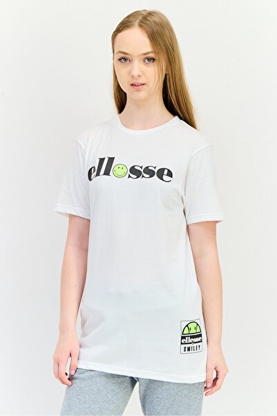 Ellesse Women Sportswear Fit Short Sleeve Outdoor T-Shirt, White