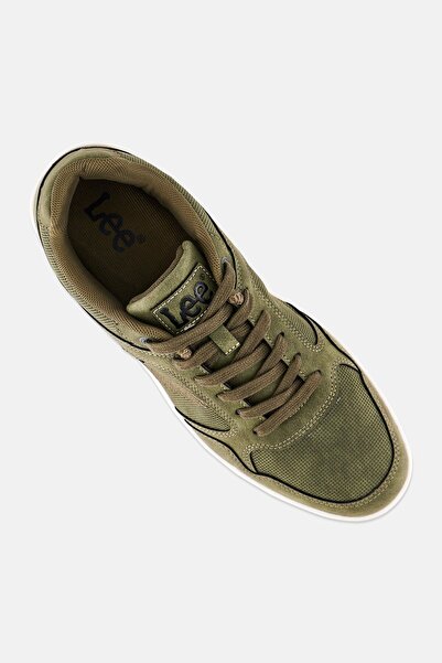 Lee Men Luka Lace Up Casual Shoes, Olive