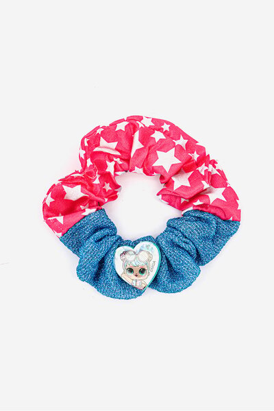 L.O.L. SURPRISE Kid Girls 1 Piece Elastic Hair Accessories, Pink and Blue