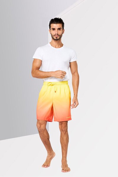 Calvin Klein Men Ombre Board Shorts, Multicolor