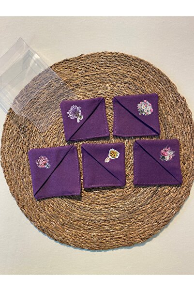 DUTTDİKİM مجموعة من 5 فواصل كتب زهرية من MOR بتصميم أنيق مطبوع (8*8 سم)