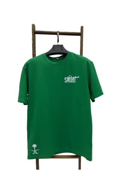 Dantil Line Saudi National Day T-shirt for both genders.