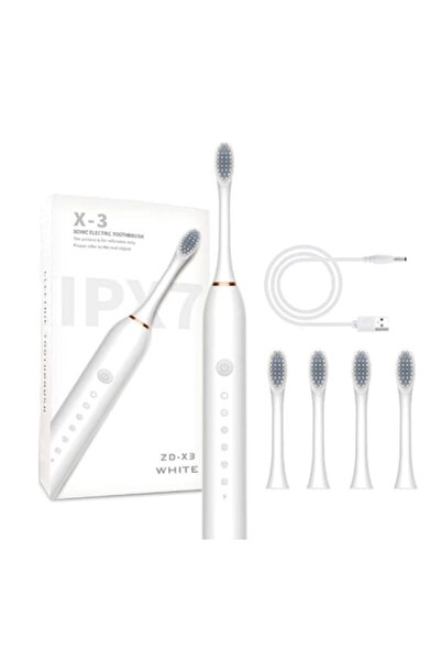 OEM Periuță de dinți electrică pentru adulți, x3, 6 programe de curățare, 4 c...