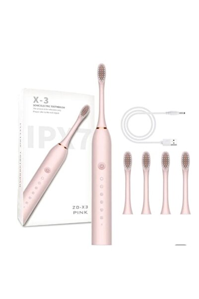 OEM Periuță de dinți electrică pentru adulți, X3, 6 moduri de curățare, 4 cap...