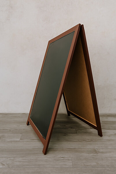 Bilhan Siyah Menü Yazı Tahtası Çift Taraflı 60x110