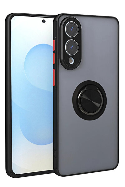 NewFace غطاء سيليكون لهاتف سامسونج جالاكسي S25 إيدج من سيبتيم مع حلقة مونتريا...