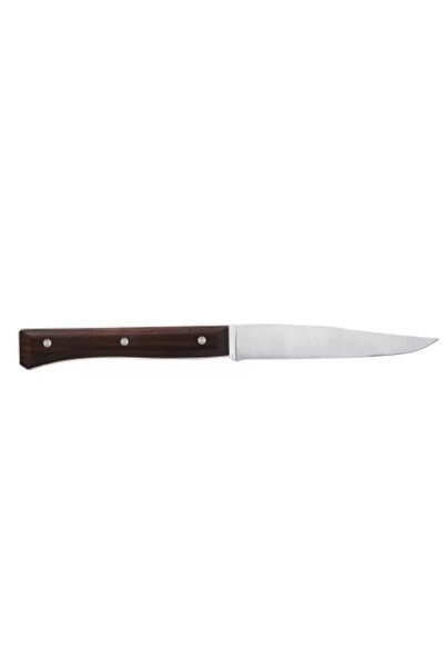 Opinel Set of 4 table knives, stainless steel, 11 cm, 'Facette', Dark Ash