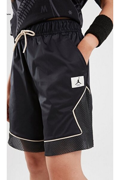 Nike Jordan Essentials Diamond saten siyah Şort DO5041-010