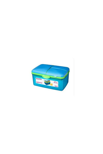 Gimihome Cutie alimente plastic compartimentata 2 L, Lunch Quaddie 3970-02