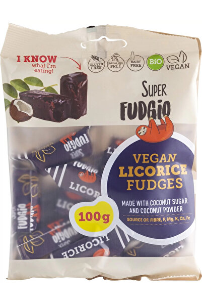 Super Fudgio Karamelky s příchutí lékořice, 100 g