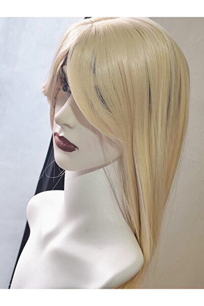 Melis Yeni model uzun perçemli dore sarısı tepelik