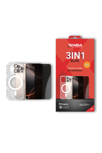 zondoor مجموعة حماية زوندا تودو 3 في 1 لهاتف iPhone 16 Pro