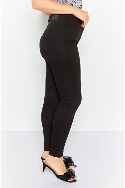 Levi's Women High Rise Super Skinny Solid Denim Jeans, Black