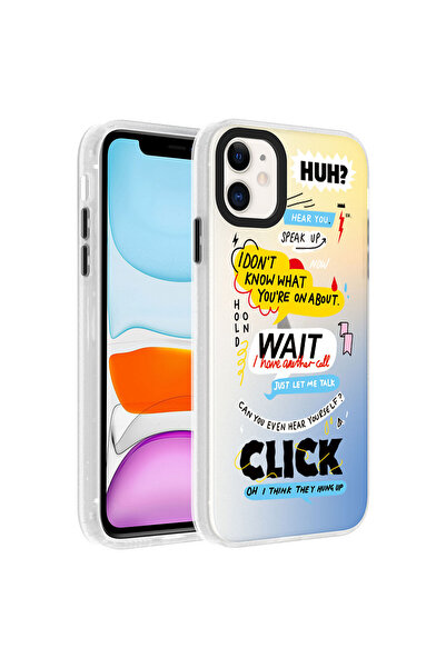 iPhone 11 Kılıf Desenli Dragon Sert Kapak