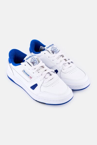 Reebok Kids Boy LT Court Lace Up Tennis Shoes, White