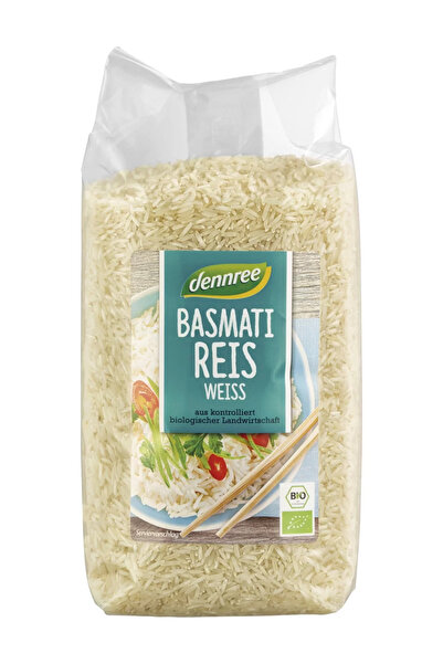 Dennree Orez basmati alb bio 1 kg