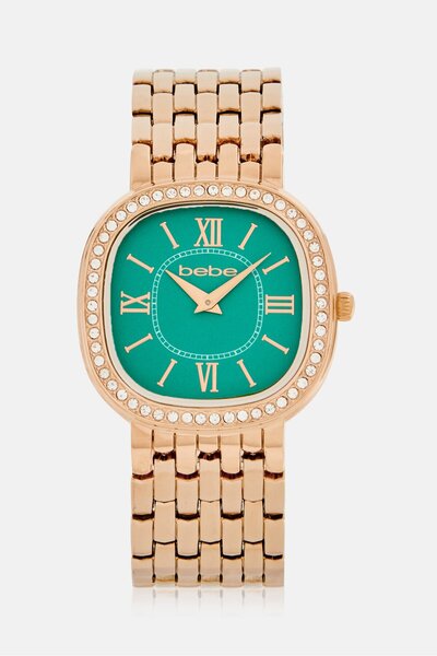 Bebe Women BB5584L/01M Stainless Steel Analog Watch 35 mm, Gold