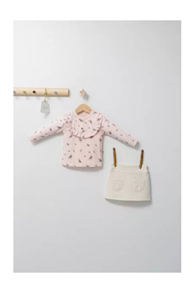 Tongs Baby Elegant set with skirt and blouse for babies Paris Love, Tongs baby