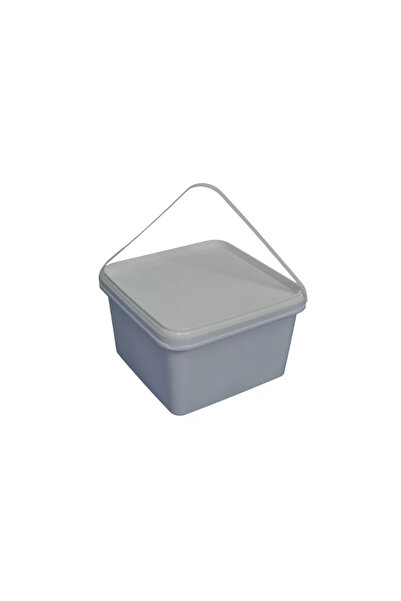 OEM Sealable Square Food Bucket with Lid, 3.3 Liters, White