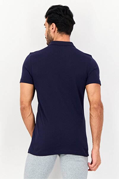 Puma Men Sportswear Fit Short Sleeve Outdoor Polo Shirt, Navy Blue