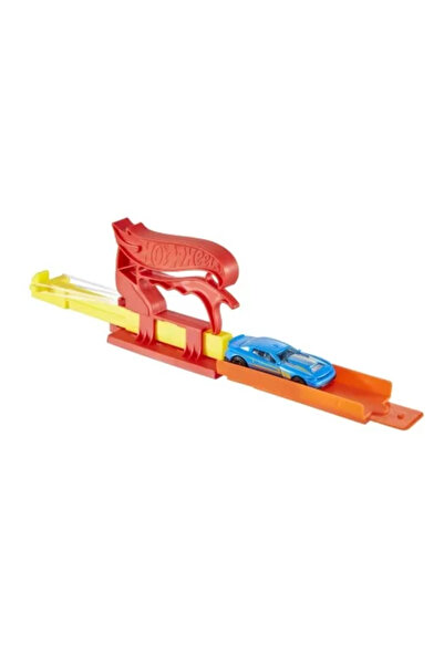 mattel Sada Hot Wheels Přenosný odpalovač Červený s autíčkem