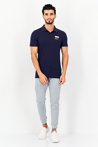 Puma Men Sportswear Fit Short Sleeve Outdoor Polo Shirt, Navy Blue