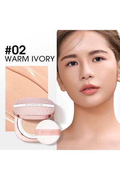 O.TWO.O Cosmetics FASHIONISTADEAL O.TWO.O HAUTE MATTE CUSHION CREAM (02, WARM IVORY)
