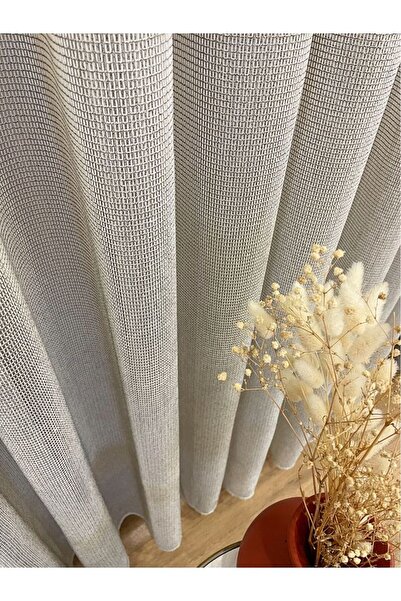 Brillant Bej-Grey Color Modern Textured Knitted 1/3 Sik Pleated Heavy Weight ...