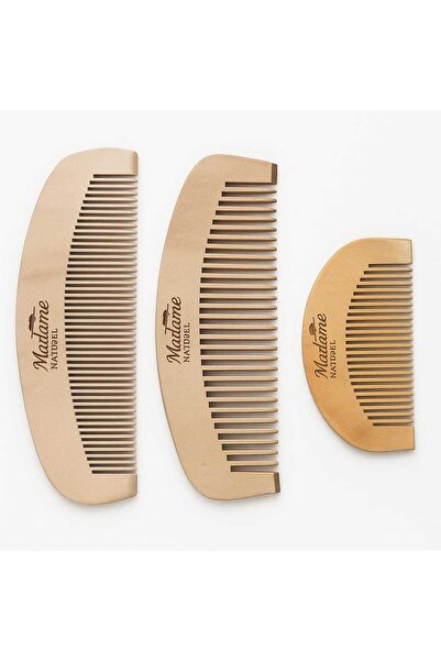 MADAMENATUREL %100 DOĞAL 3`LÜ SET ŞİMŞİR TARAK