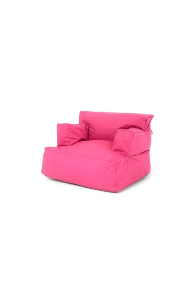 Gimihome Fotoliu Big Bean Bag, textil umplut cu perle polistiren, roz, 80 x 80 x 70 cm
