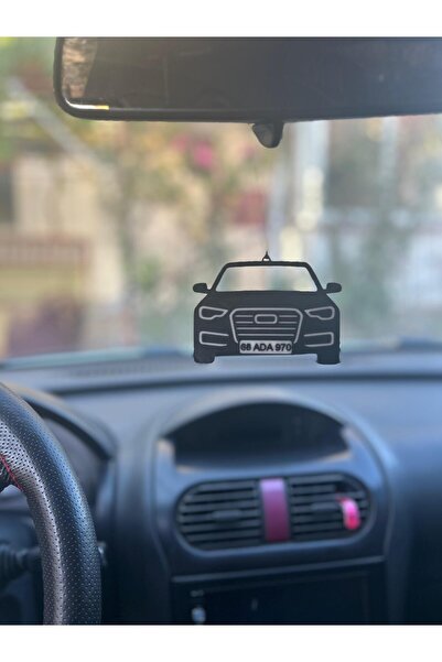 FSK STUDIO Kişiye Özel Plakalı Audi Tasarımlı Araba Ayna Süsü