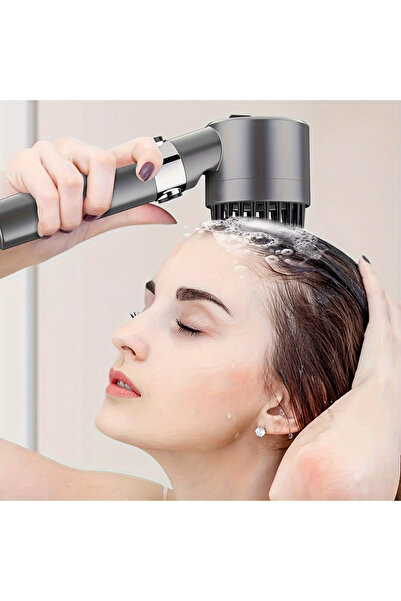 Primeaks Masajlı Duş Başlığı Siyah Duş Telefonu El Duşu