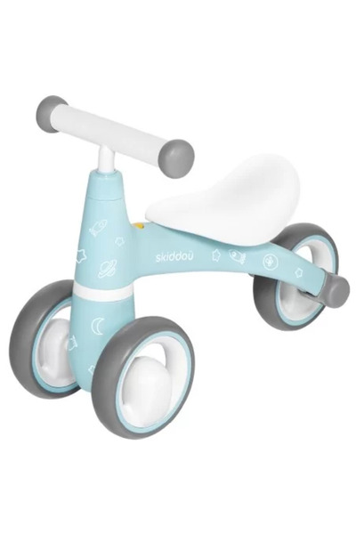 JollyMag Tricicleta Skiddou Berit Ride-On, Sky High, Bleu