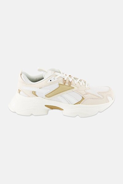 Reebok Kids Boy Royal Bridge 4 Lace Up Running Shoes, Cream